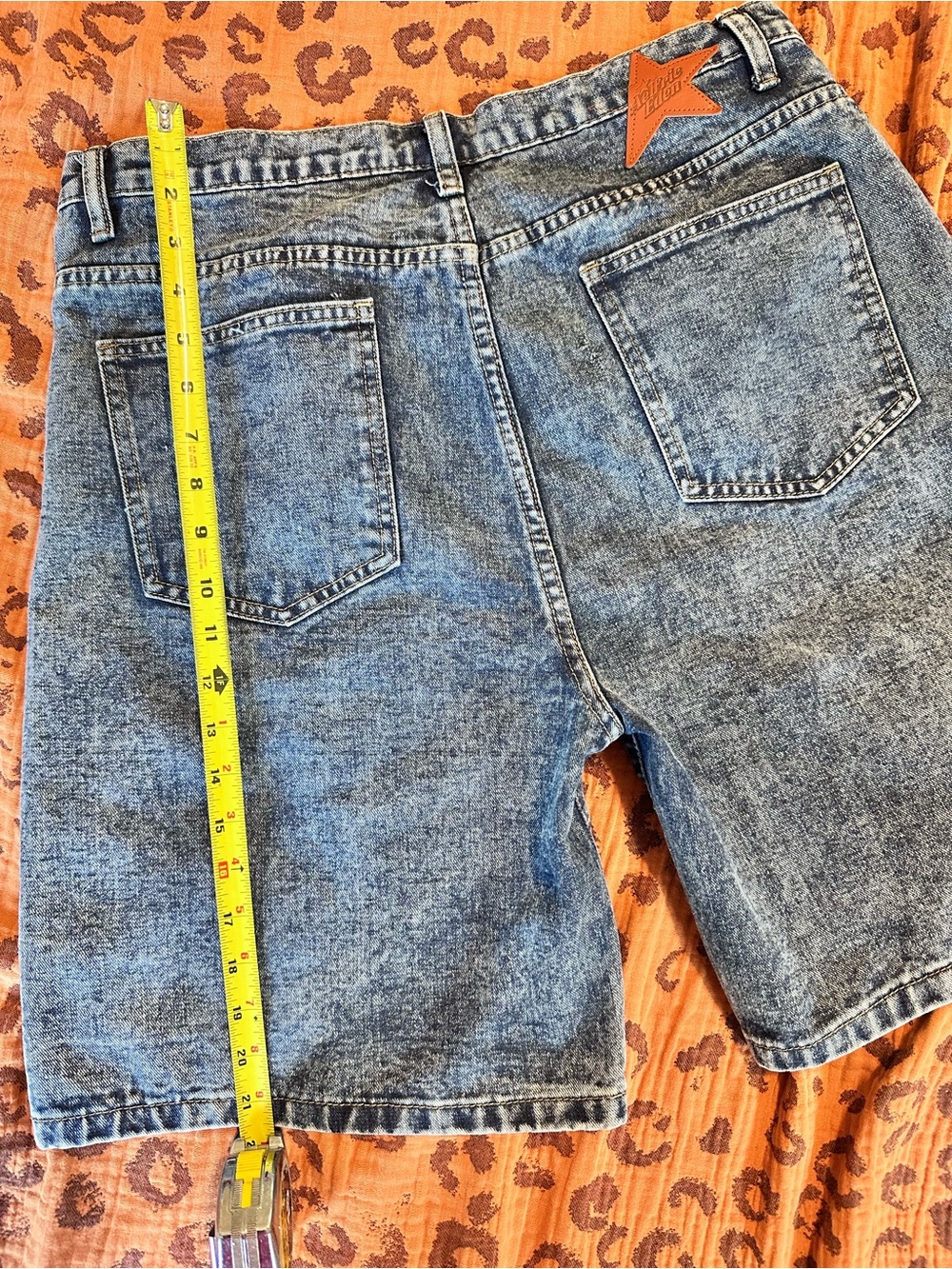 Y2K Delfric Eden Colorblock Panel Jeans – Size 36 - Picture 5 of 6